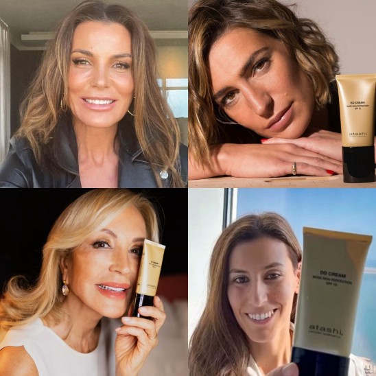Mar Flores, Carmen Lomana, Eugenia Osborne y Ana Boyer con la DD Cream