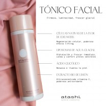 Principios activos del Tónico Facial Firmeza Luminosidad Frescor Glacial