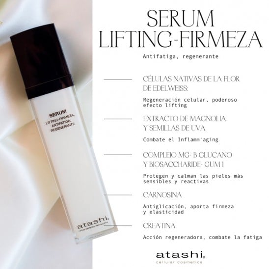 Funciones de los principales ingredientes del sérum de alta eficacia con efecto Lifting - Firmeza