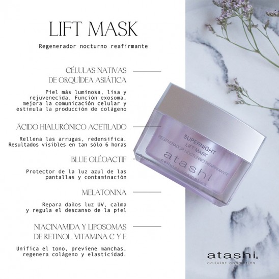 Principios activos Supernight Lift Mask