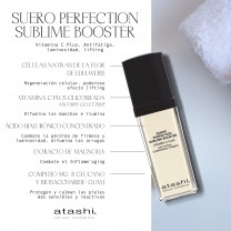 Beneficios de los ingredientes y principios activos del Suero Perfection Sublime Booster