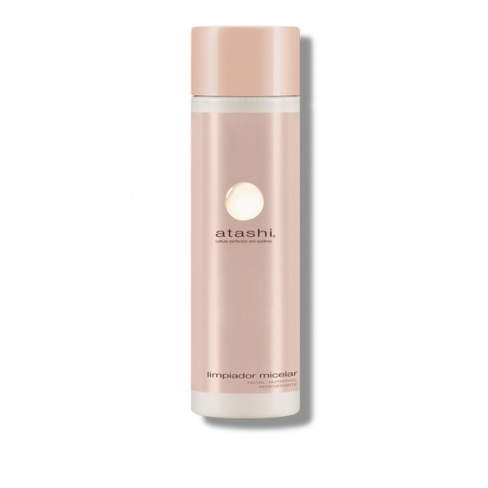 Limpiador facial micelar con ácido glicólico y vitamina C