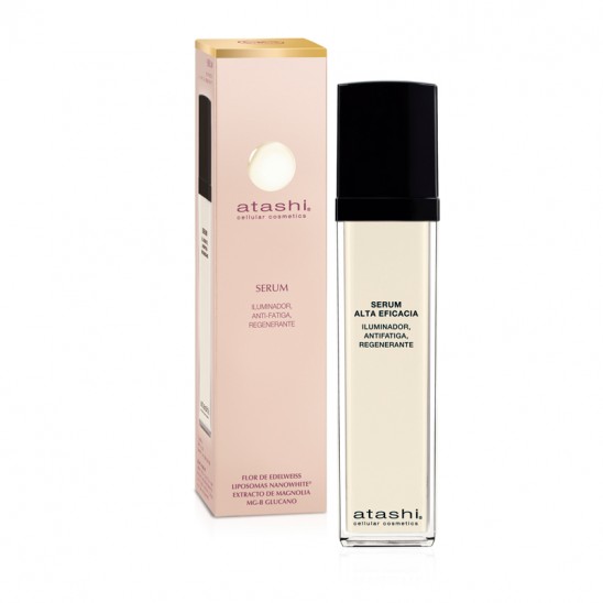 Sérum iluminador que reduce manchas junto a su estuche